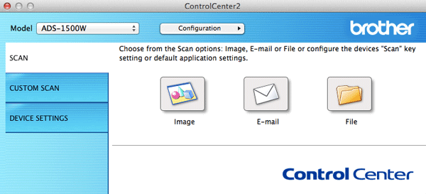 Control Center Brother Scanner Download Mac